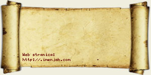 Anđela Kovjanić vizit kartica